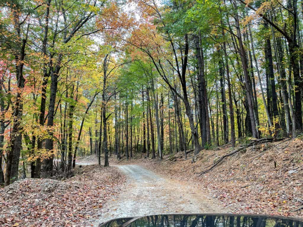 Dirt Road to Jumping Off Rock Overlook