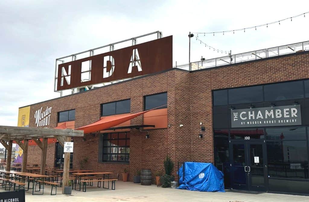 Charlotte Weekend Trip wooden robot the chamber