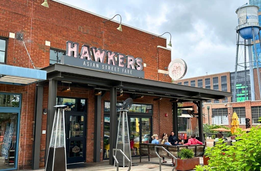 Outside of Hawkers Asian