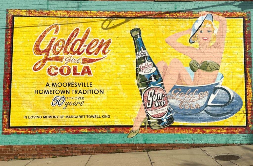 Mural in Downtown Mooresville NC
