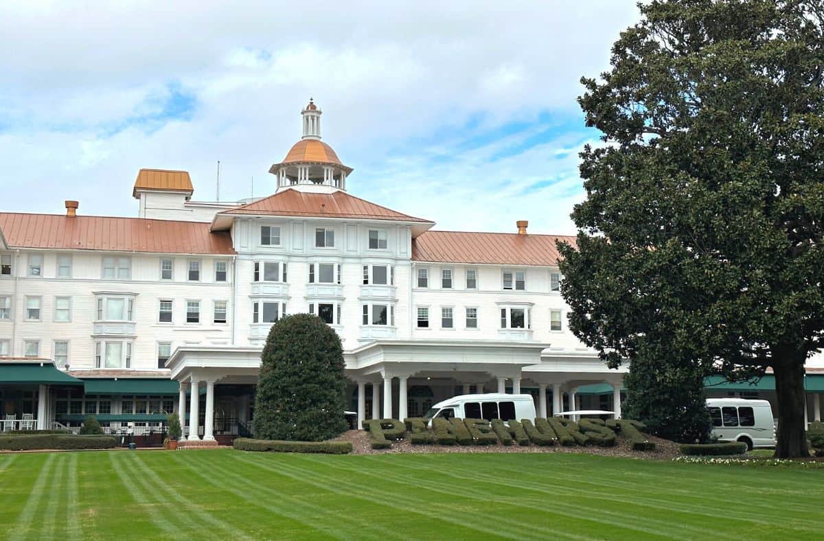 Outside the Carolina Pinehurst Hotel