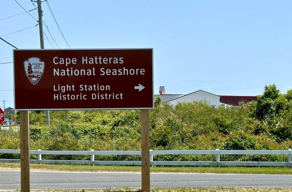 Cape Hatteras National Seashore Sign