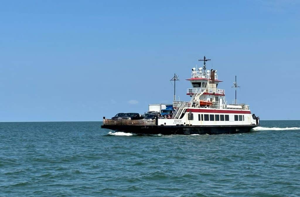 Ferry from Ocracoke Island to Cape Haterras