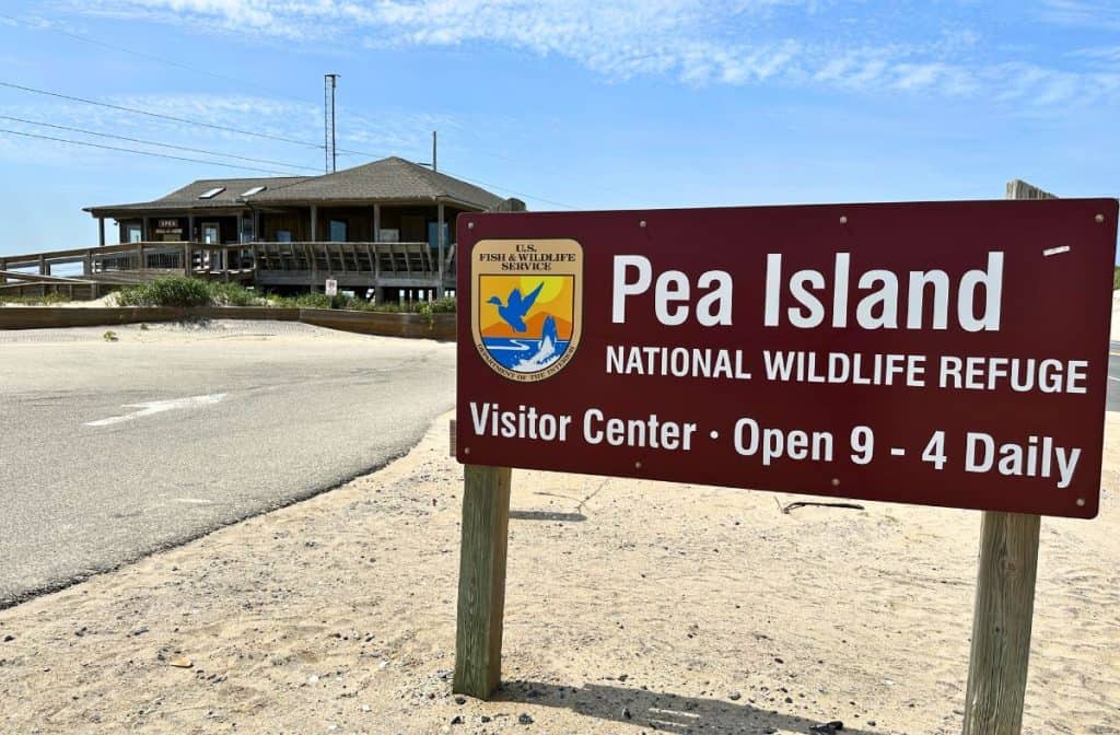 Pea Island Sign