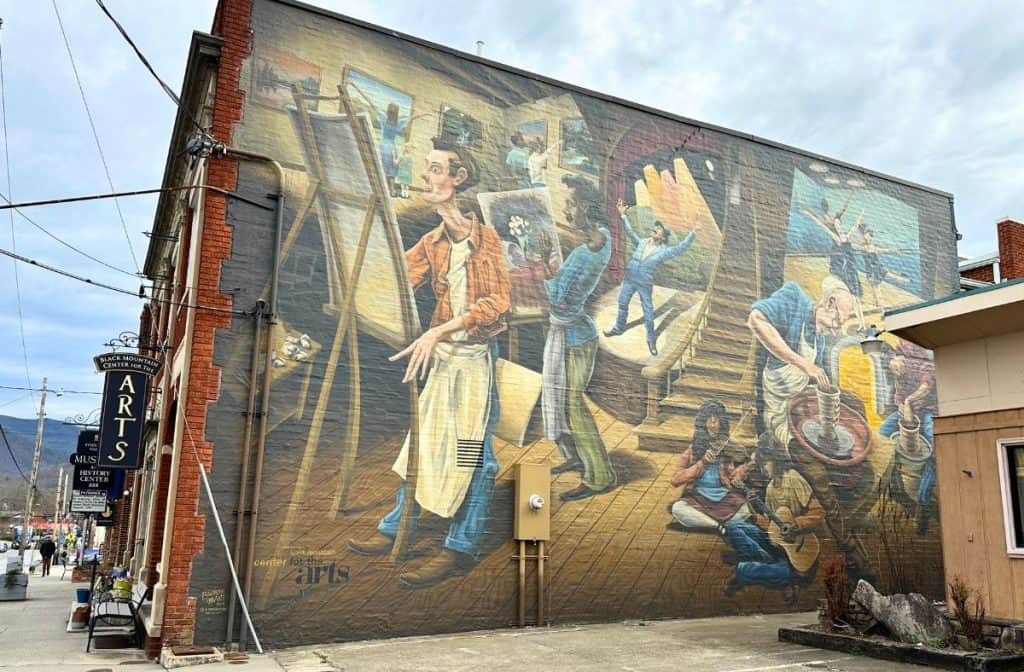 Arts Mural Black Mountain NC