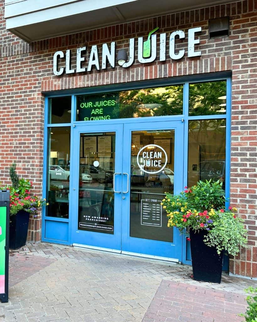 Clean Juice entrance