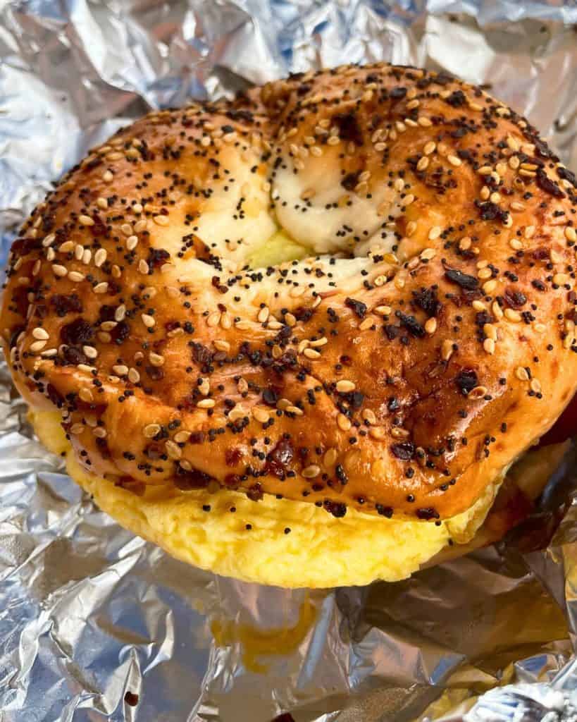 Sully Steamers Bagel Sandwich