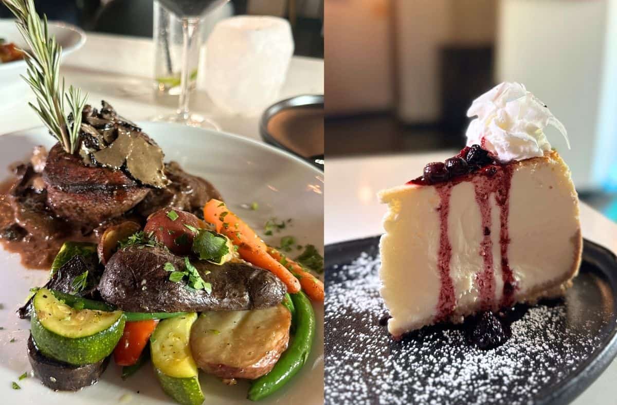Truffle Mushroom Filet and Cheesecake | Restaurants in Mooresville NC