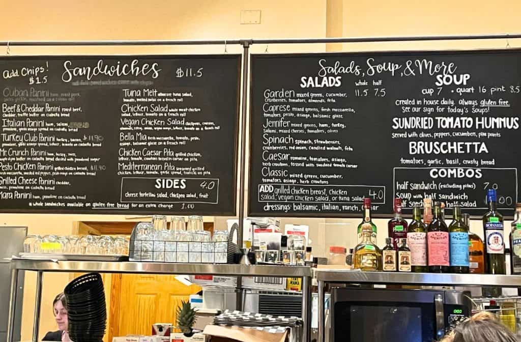 Dulcet and Delish Cafe Menu