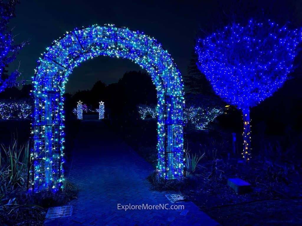 Daniel Stowe Botanical Garden Holiday Lights