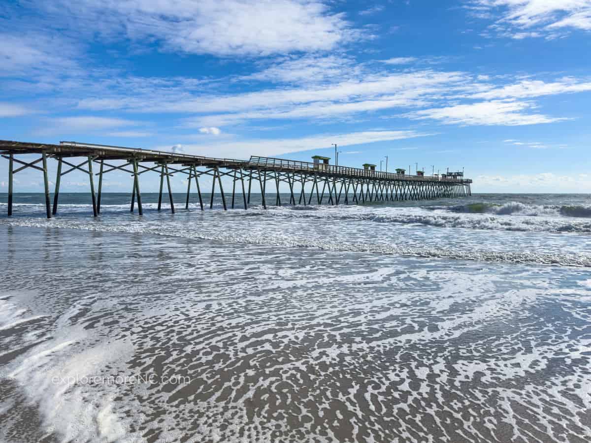 Bogue Inlet Fishing Pier in Emerald Isle