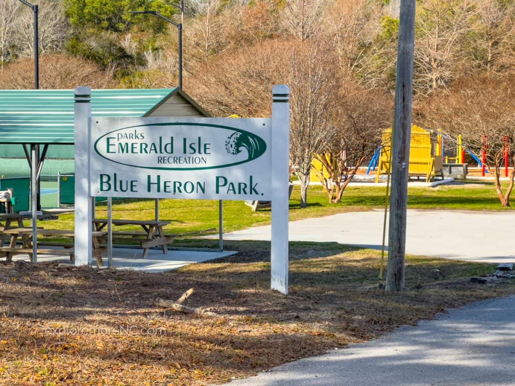 Blue Heron Park Sign