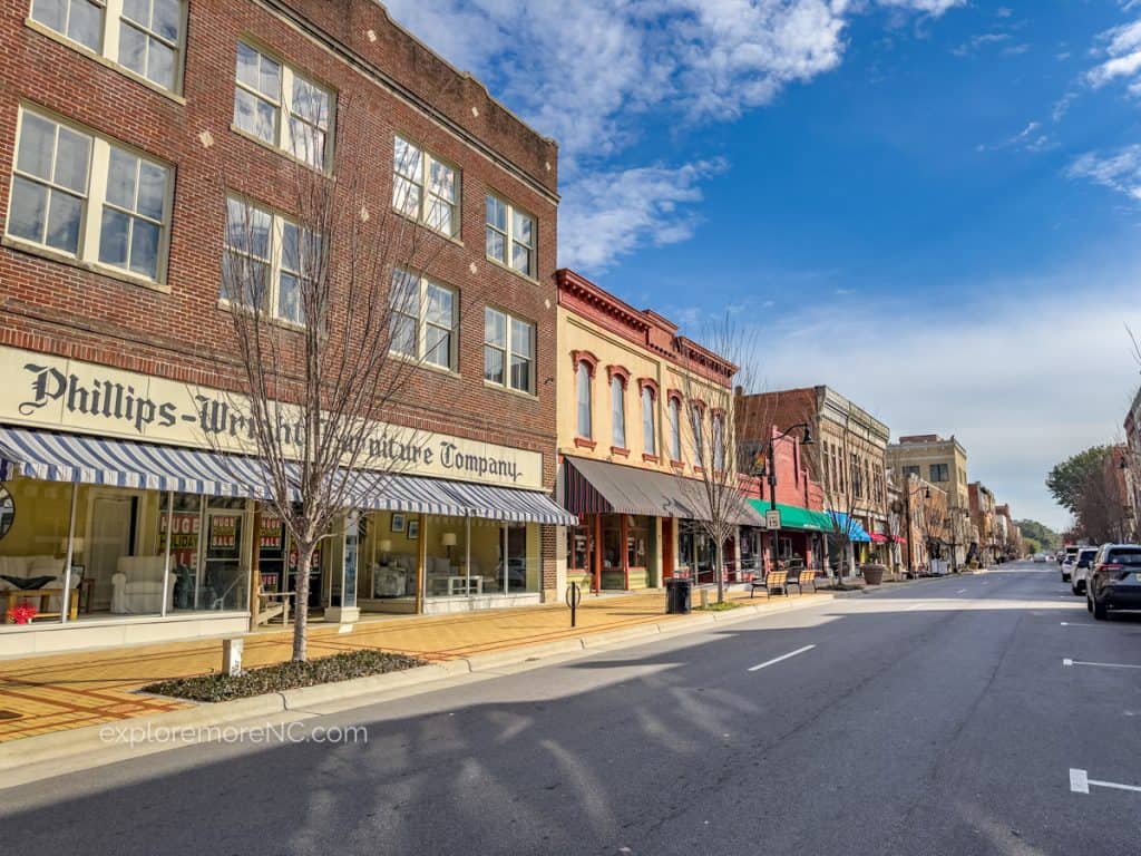 Downtown Street in Washington NC